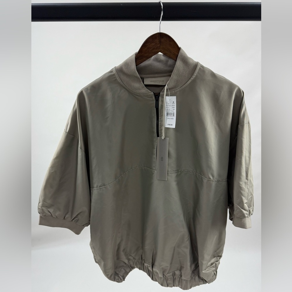 Fear of God Taupe Short Sleeve Pullover